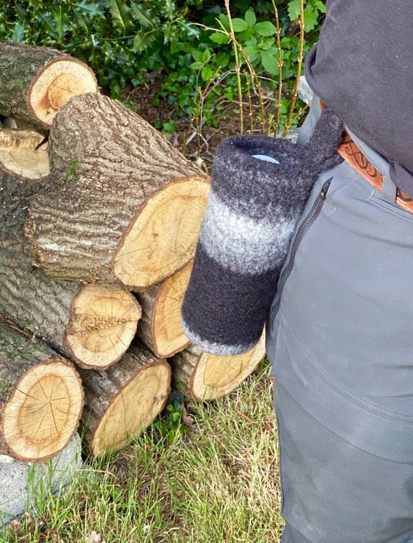 Cool & Carry - Zwart-Grijze strepen