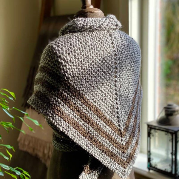 Hug - Grijs-mosgroen / Grey-mossgreen. Nul wol / No wool.