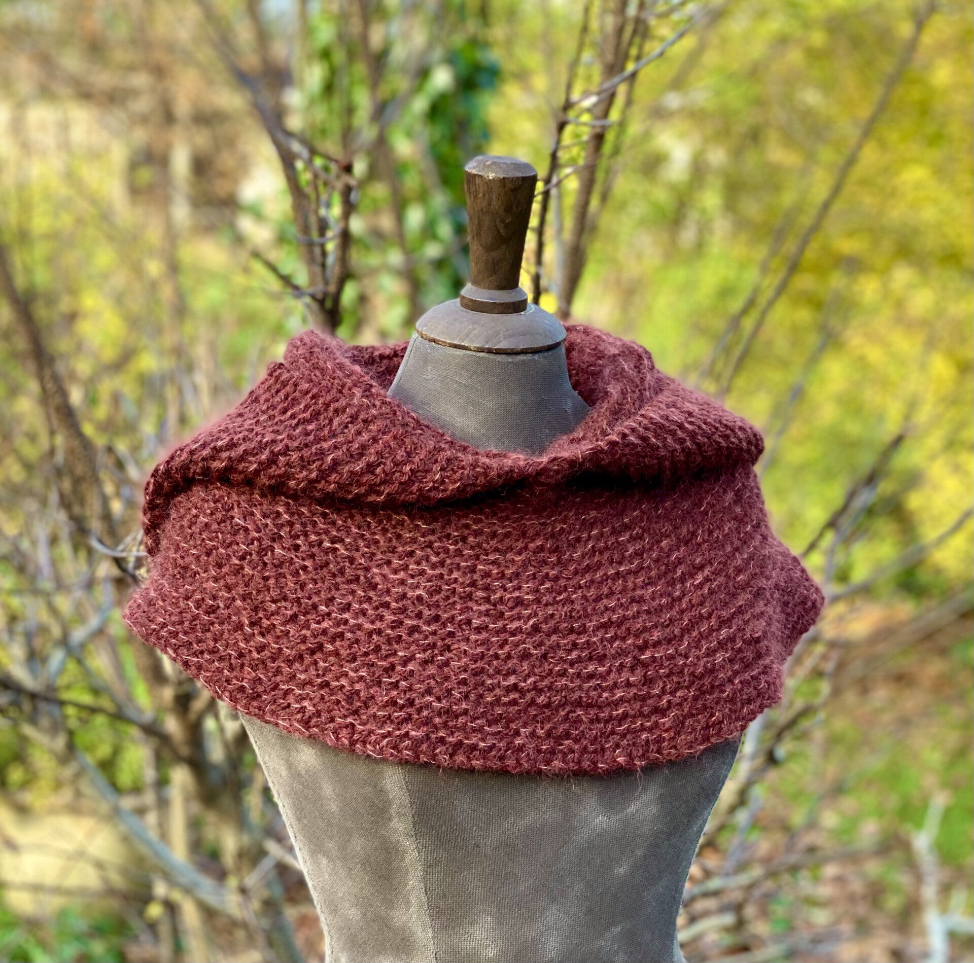 Hood - Diep rood-bruin / Deep red-brown