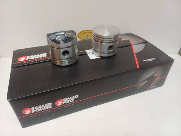 Ford Flathead 239ci v8 new Sealed power Pistonset  030'' over (ex pistonrings)