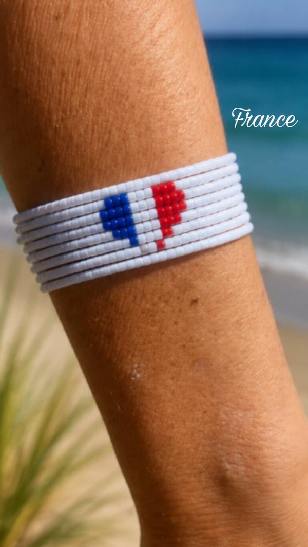 Bracelet aux couleurs du pays