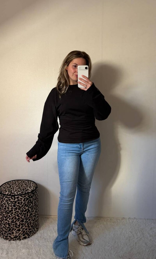 Zwarte longsleeve