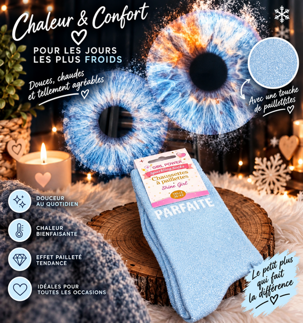 Chaussettes a paillettes parfaite