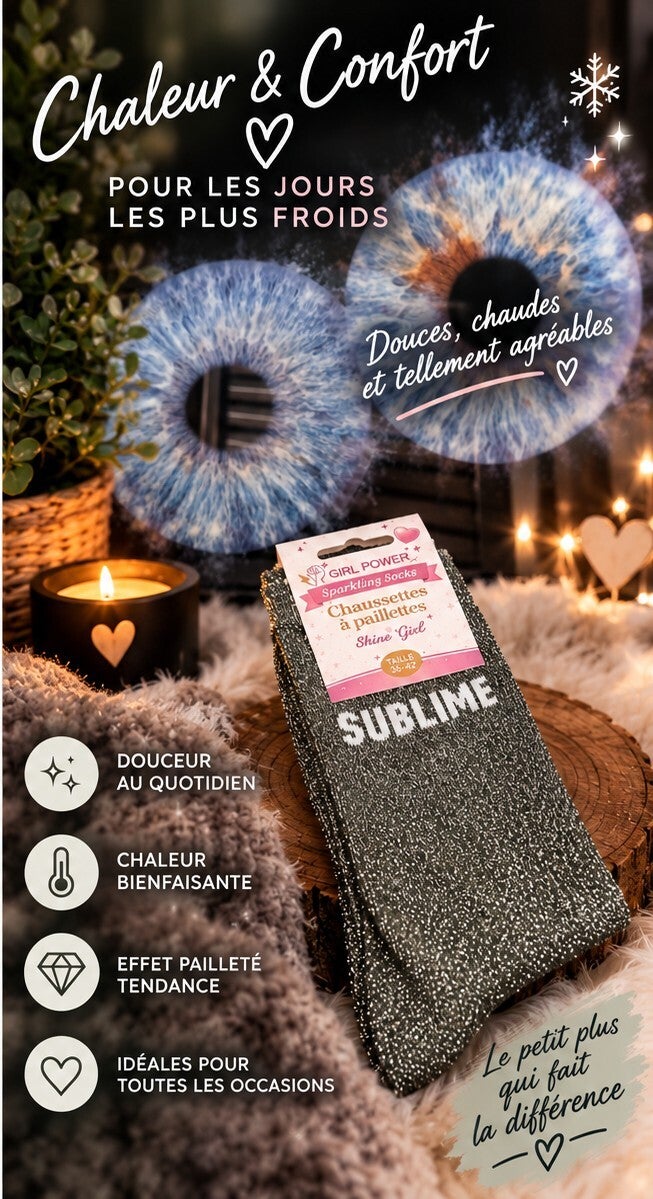 Chaussettes a paillettes