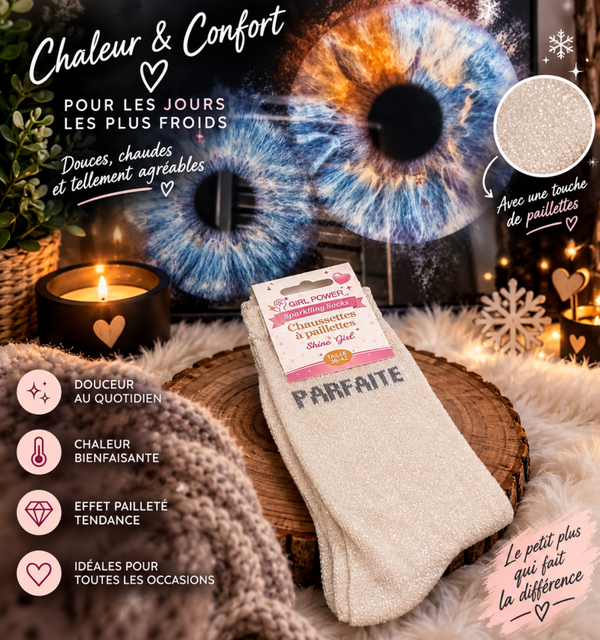 Chaussettes a paillettes parfaite
