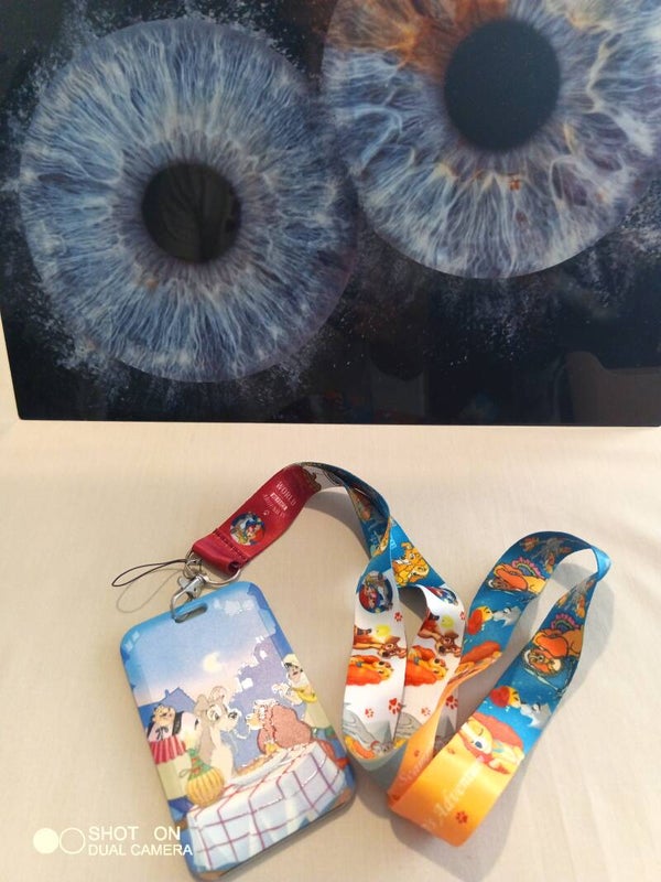 Porte badge belle et le clochard