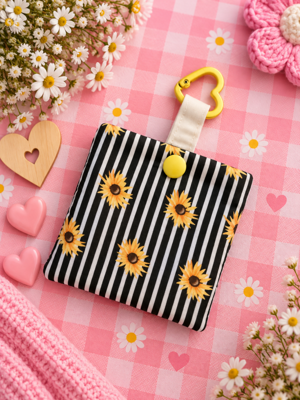 Sunflower stripe headphone case