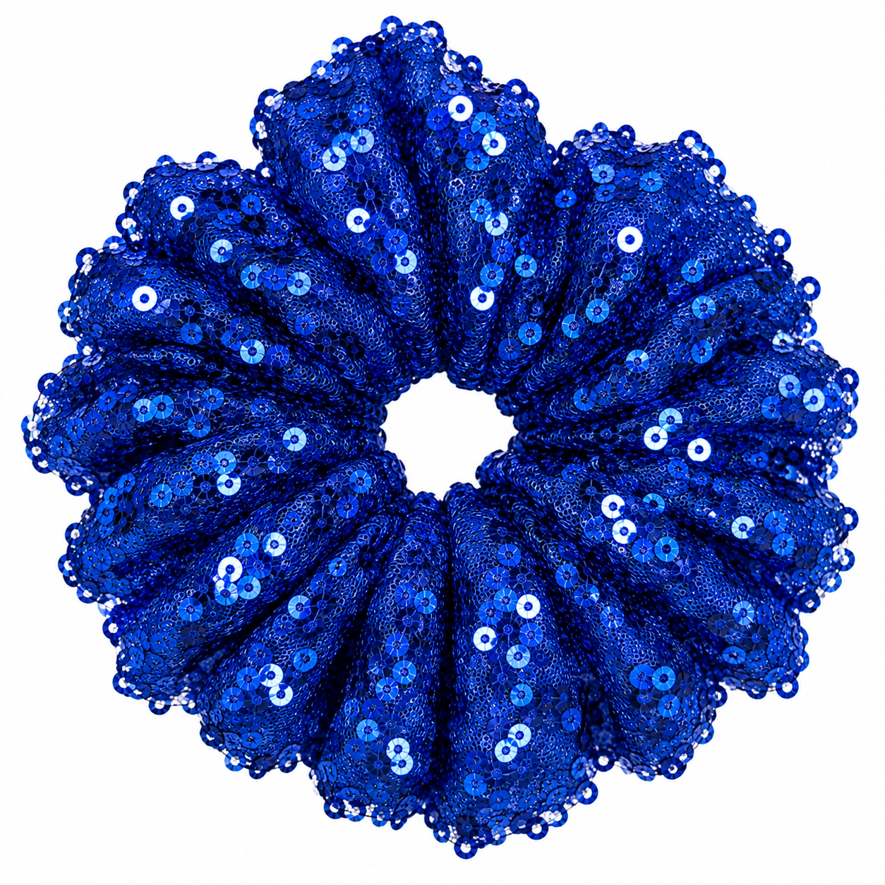 Blue sequin
