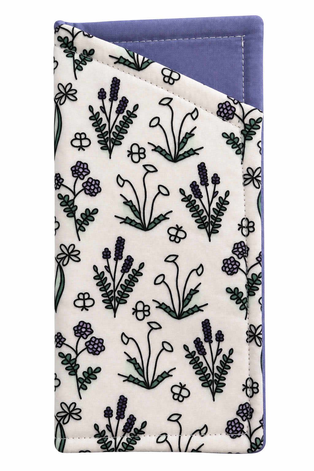 Lavender meadow glasses case