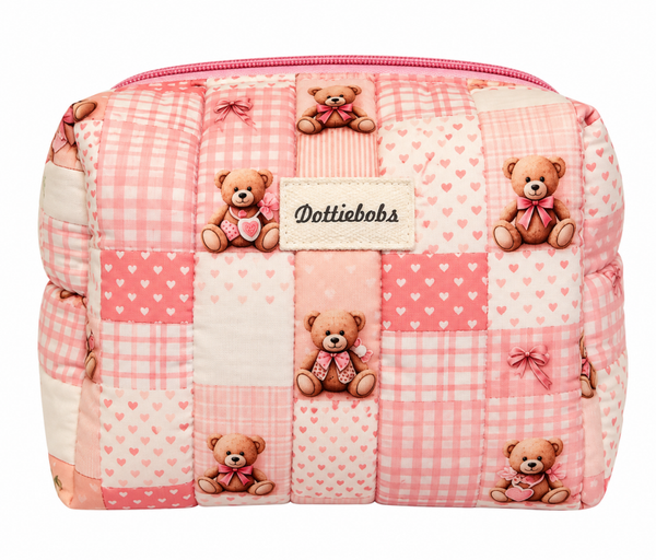 Teddy love make up bag