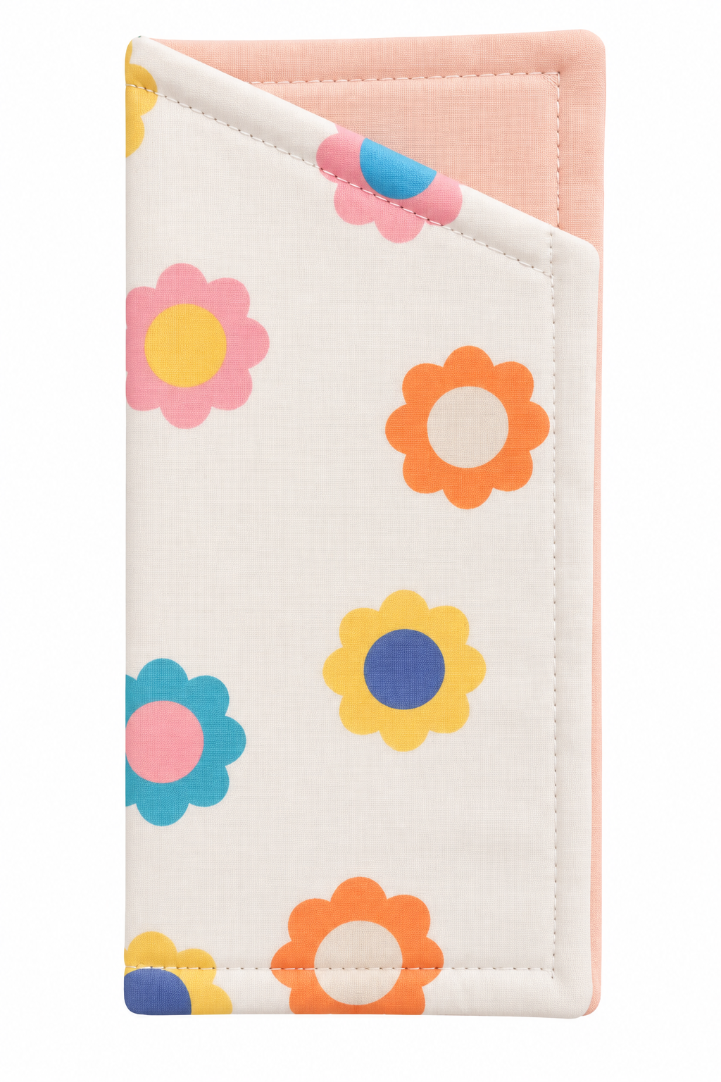 Pastel flower pop glasses case