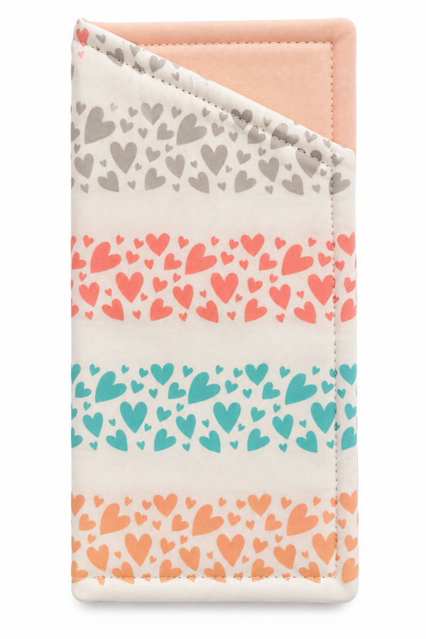 Pastel love glasses case