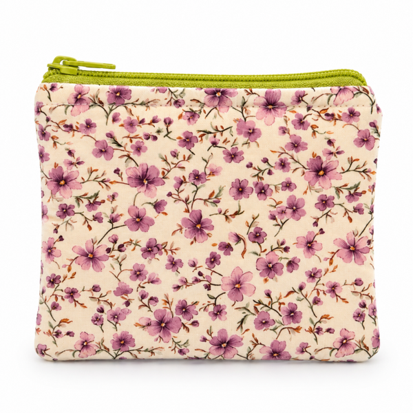 Purple bloom purse