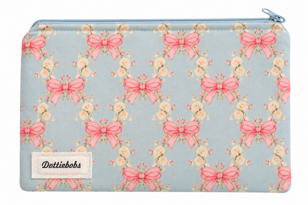 Bow and bloom pouch