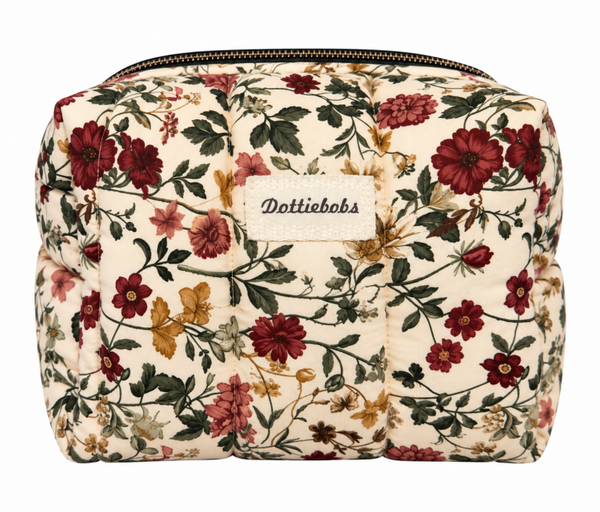 Vintage bloom make up bag