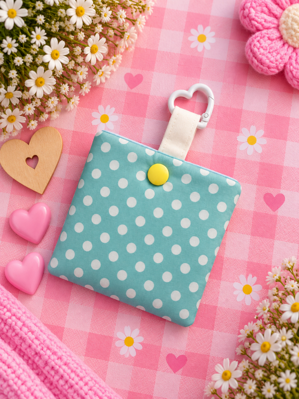 Bluebell dot headphone case