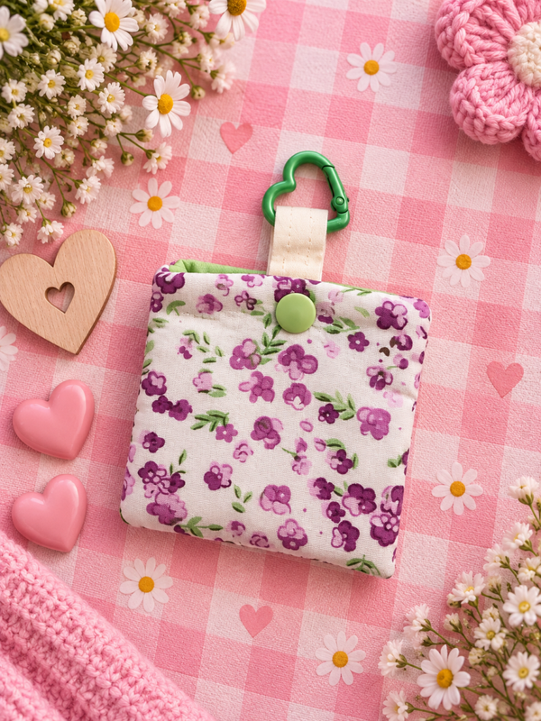 Lilac meadow headphone case