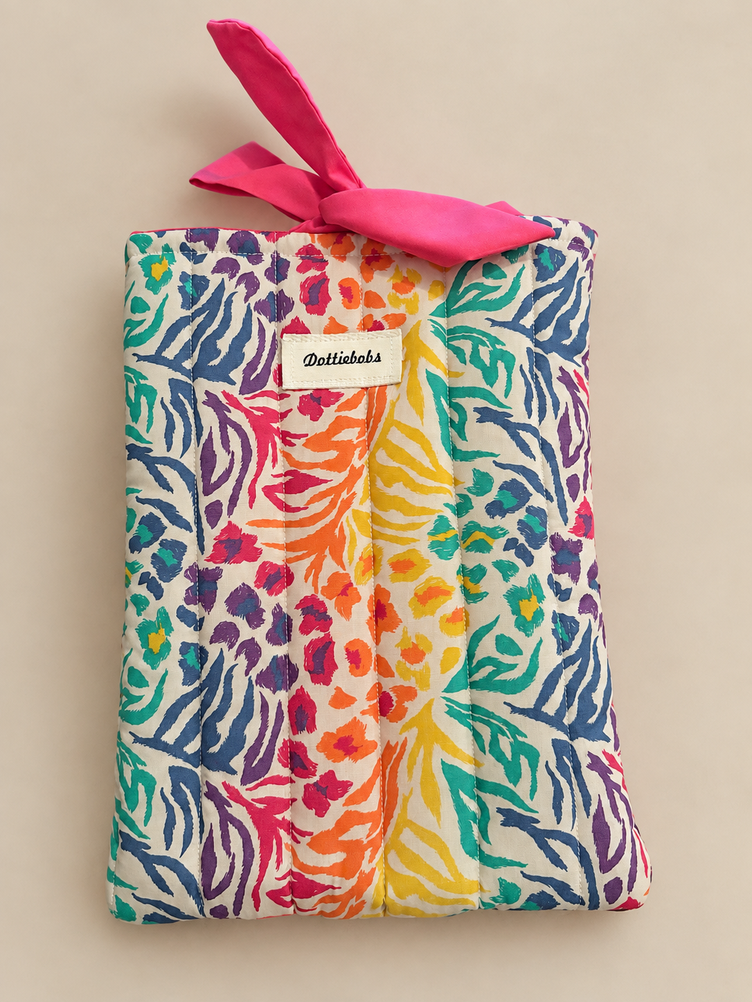 Hot pink zebra Tablet/Book sleeve