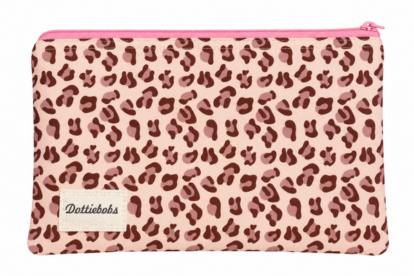 Mocha Leopard Pouch