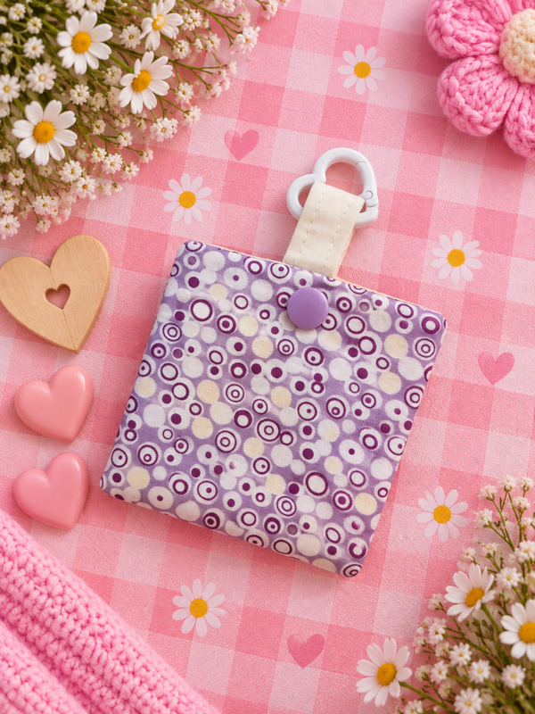 Lavender bubble headphone case
