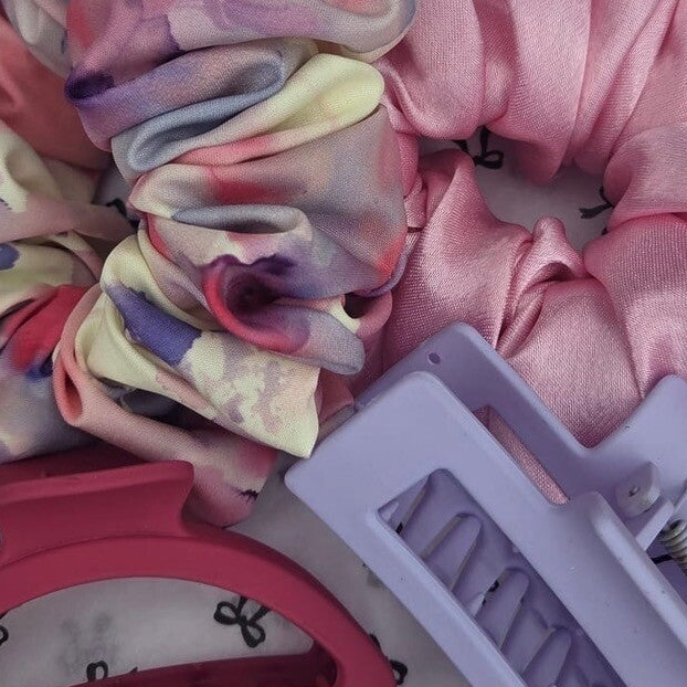 Mystery Scrunchie and Clawclip