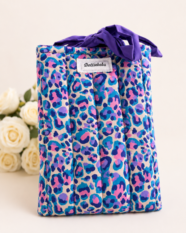 Purple leopard sleeve