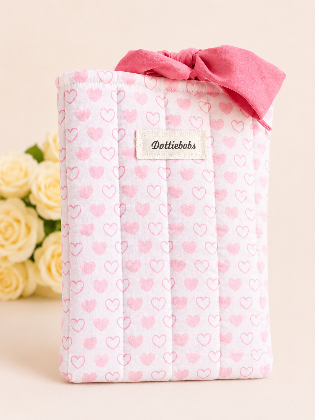 White heart Tablet/Book sleeve