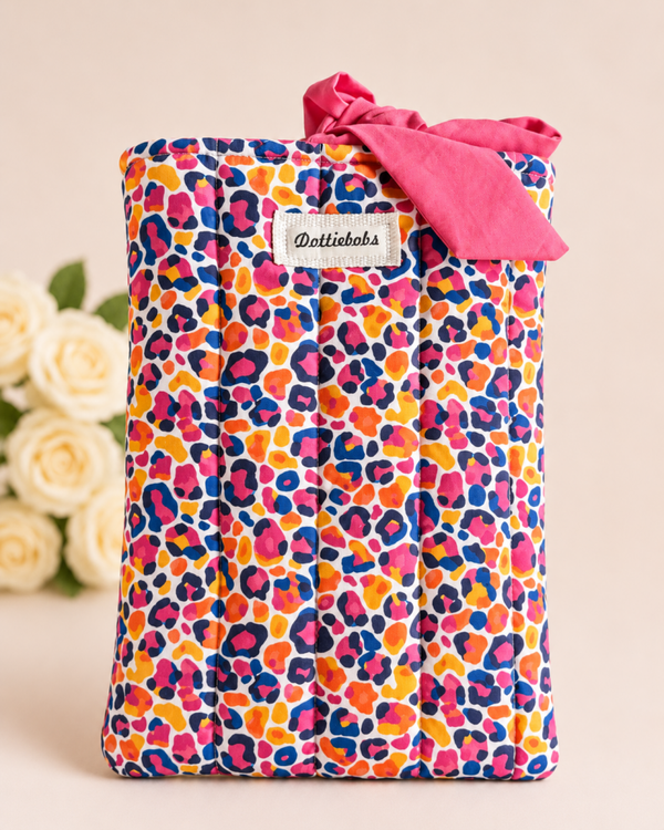 Multicolour leopard Tablet/Book sleeve