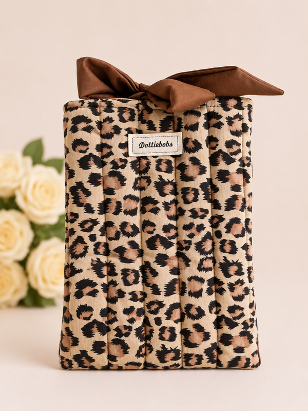 Leopard print Tablet/Book sleeve