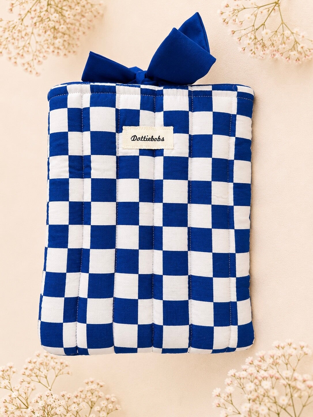 Blue checker Tablet/Book sleeve