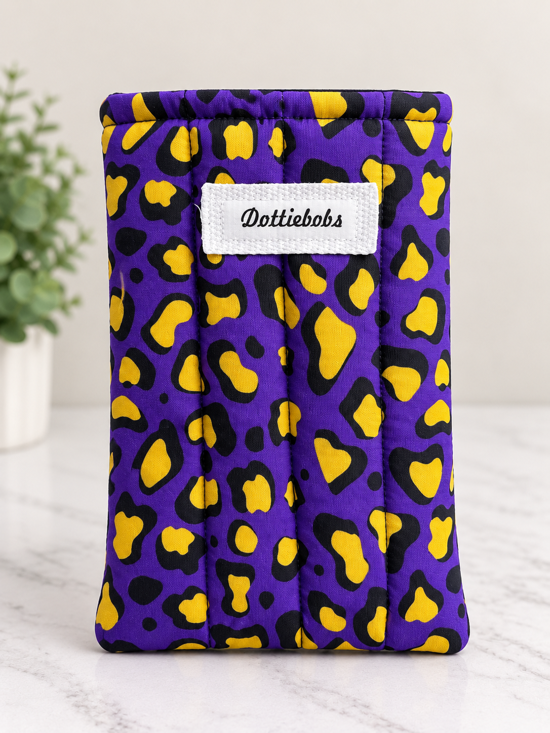 Purple leopard Kindle sleeve