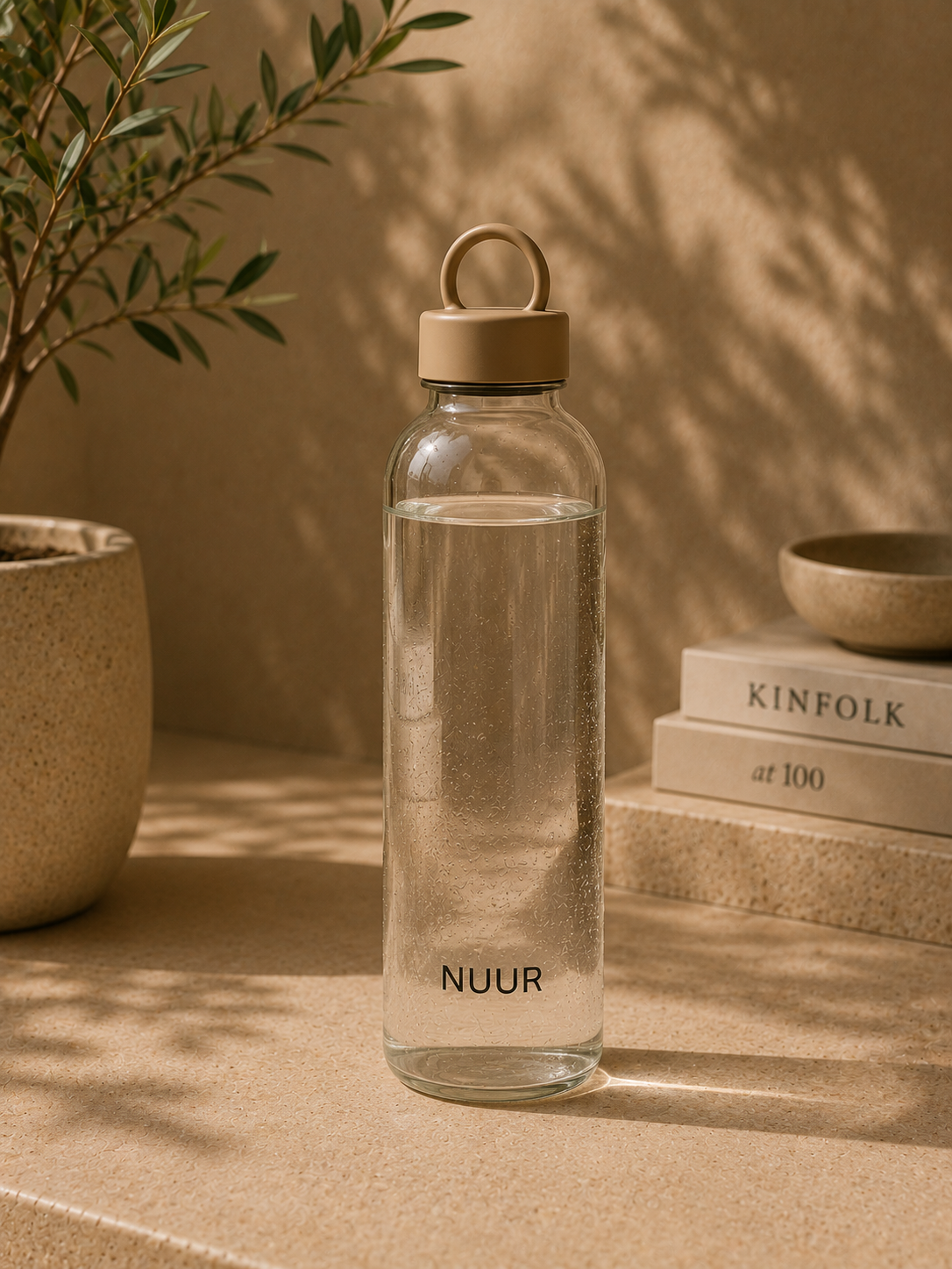 NUUR GLASS BOTTLE