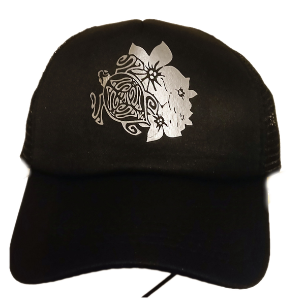 Casquettes tortue fleur