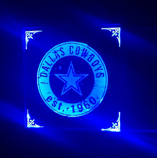 Espejo iluminado Personalizado grabado
