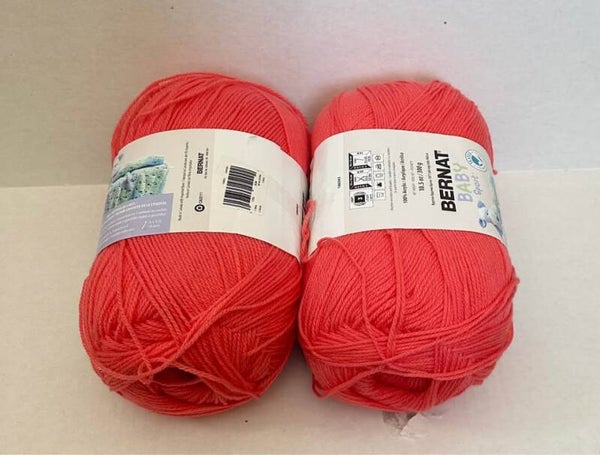 Bundle of 2 lg skeins of Bernat Baby Sport.
