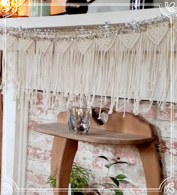 Large Macrame Garland/Banner with Fringe
