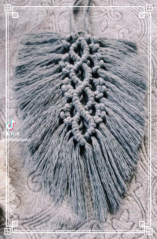 Feather/Leaf ornament/ wall hanging