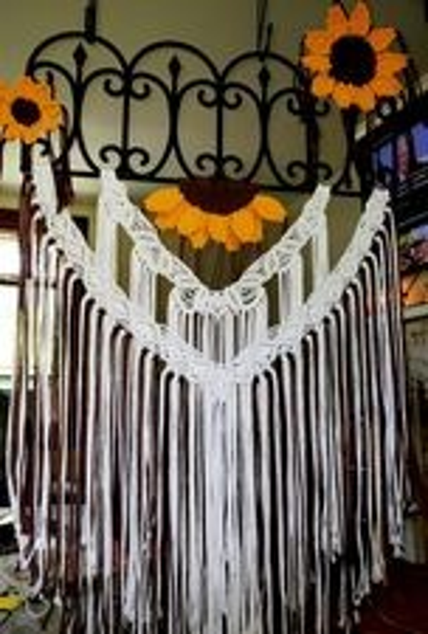 Large Sunflower Wall Hanging