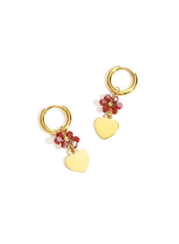 Oorbellen flower klein