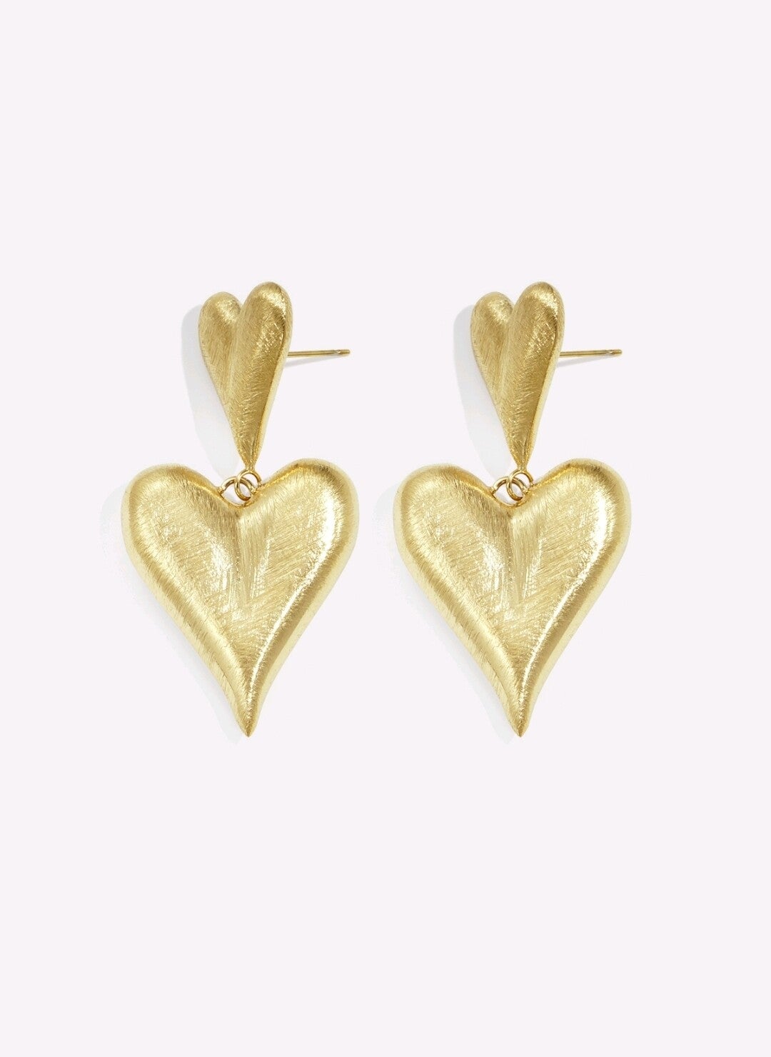 Oorbellen dubbel hart