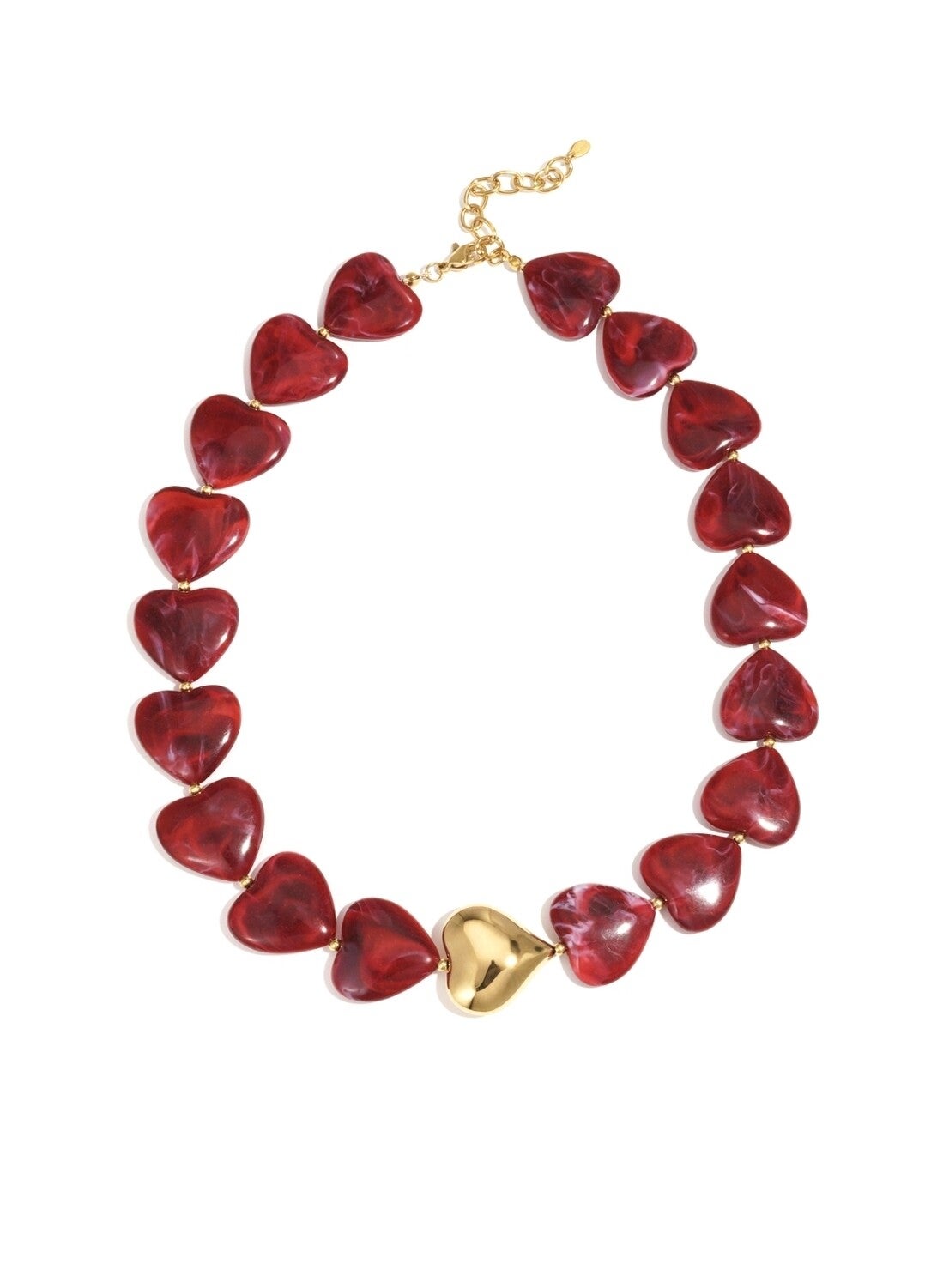 Ketting retro hearts