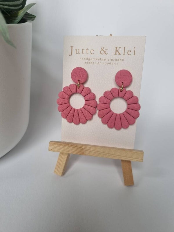 Roze sun met printafdruk