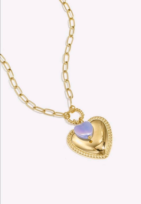 Ketting hart blauw