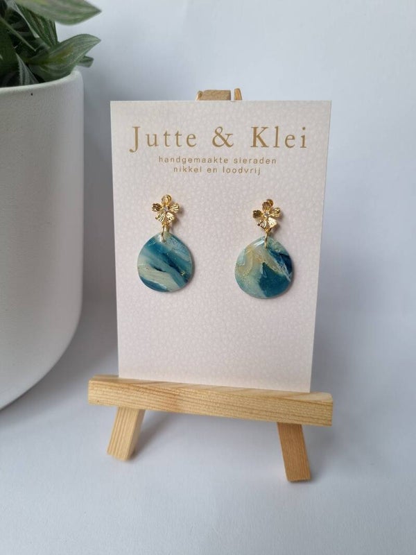 Marble blauw