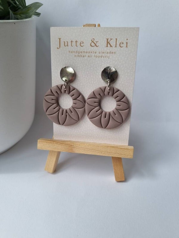 Taupe rond groot