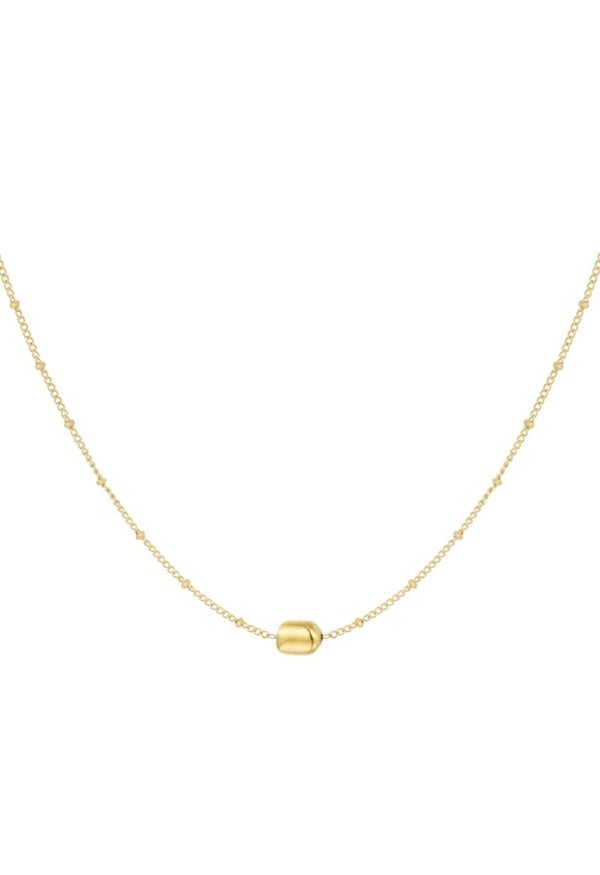 Simpele ketting zilver of goud