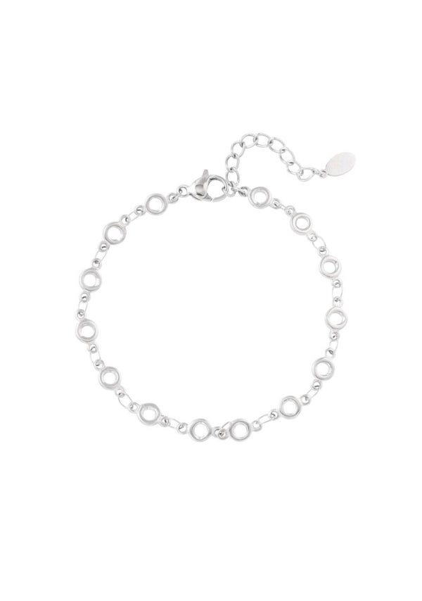 Armband cirkel zilver