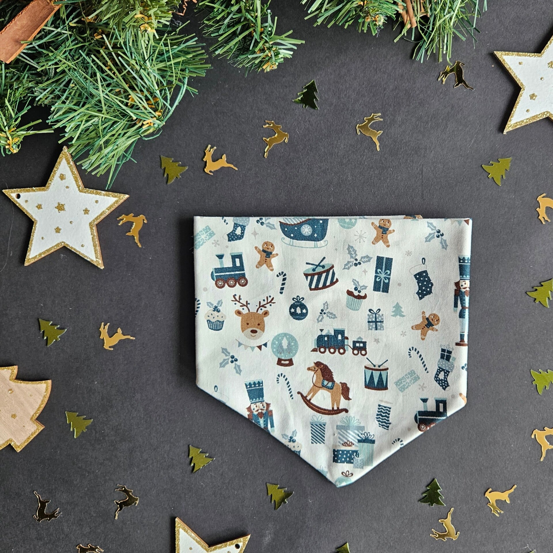 Limited edition honden kerst bandana Nut Cracker