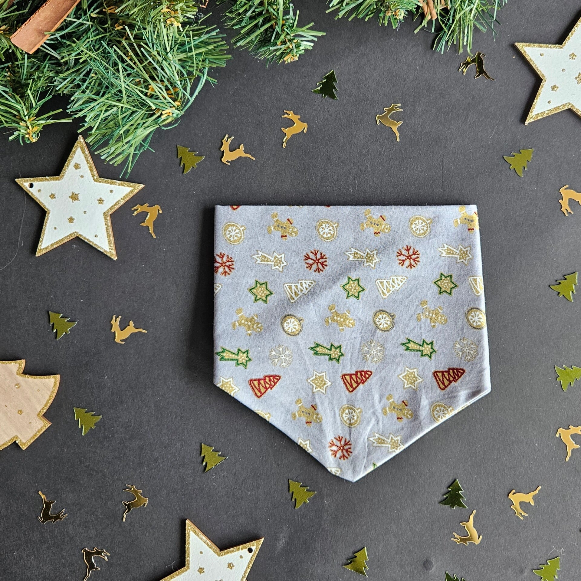 Limited edition kerst honden bandana Slay