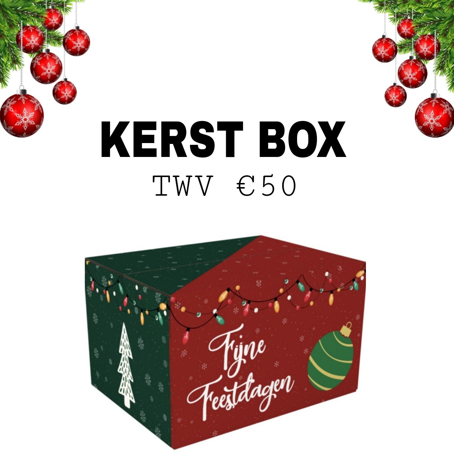 KERST SUPRISE GIFTBOX MEDIUM t.w.v €50